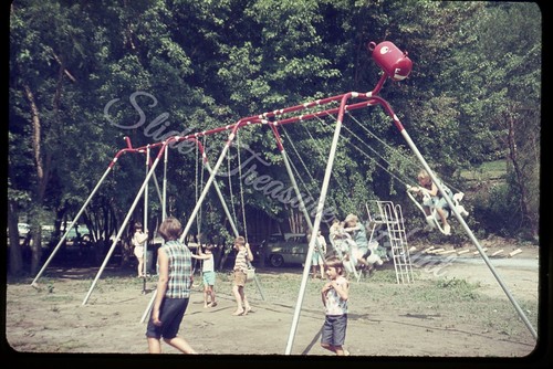 Park swings kids playing 35mm - playing,