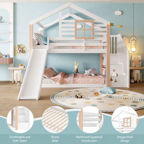 Kids bunk bed - bunk, with