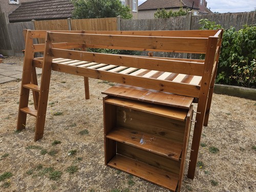 Solid wooden kid - solid, loft