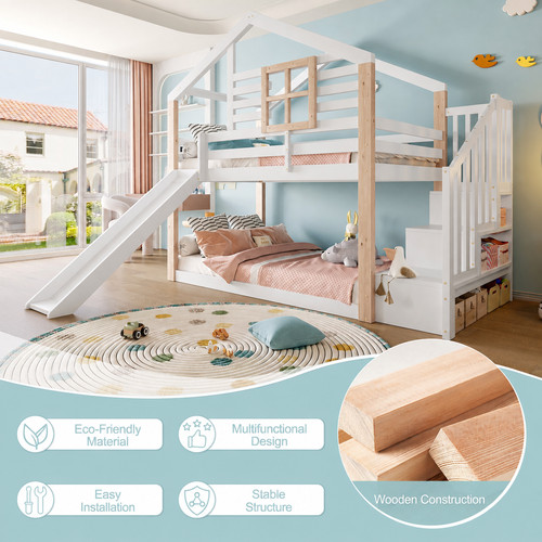 Kids bunk bed with - with, fun